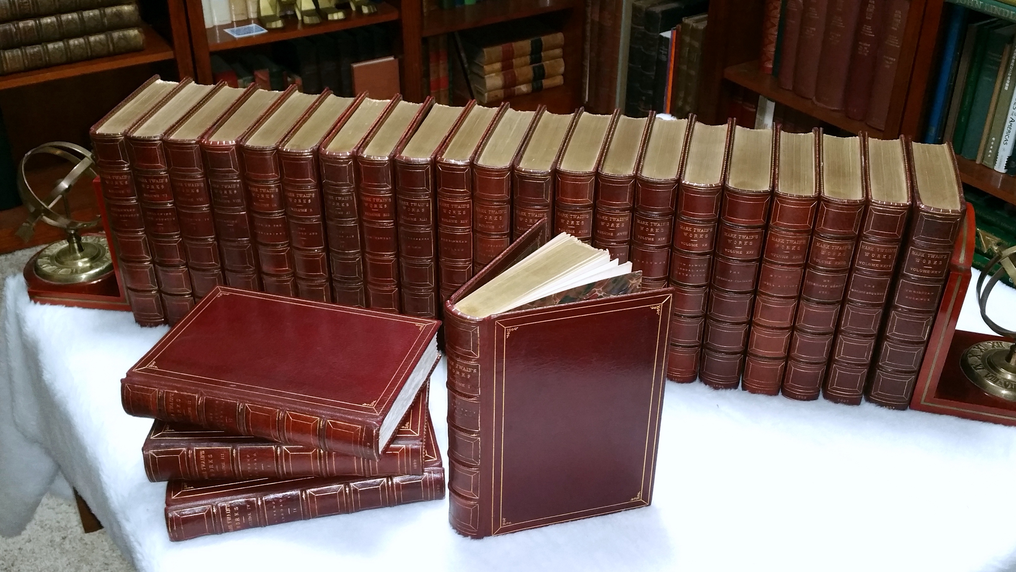 Image for The Writings of Mark Twain, Autograph Edition (25 volumes)