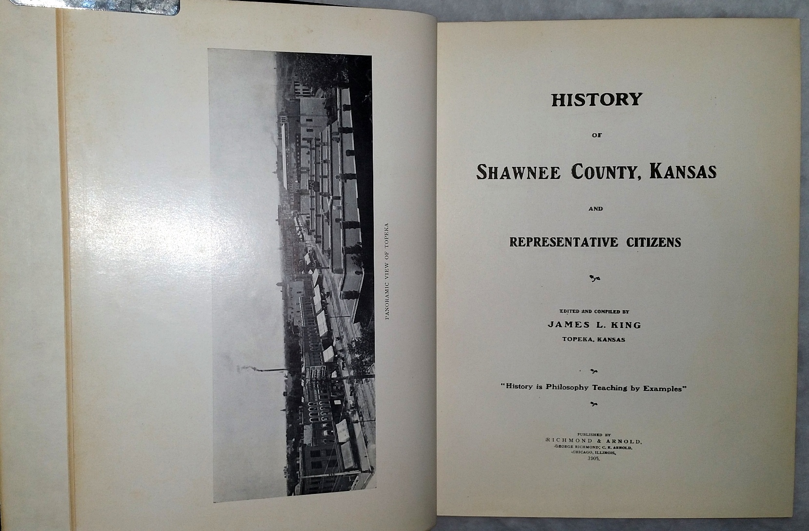 Image for History of Shawnee County, Kansas and Representative Citizens History of Shawnee County, Kansas and Representative Citizens