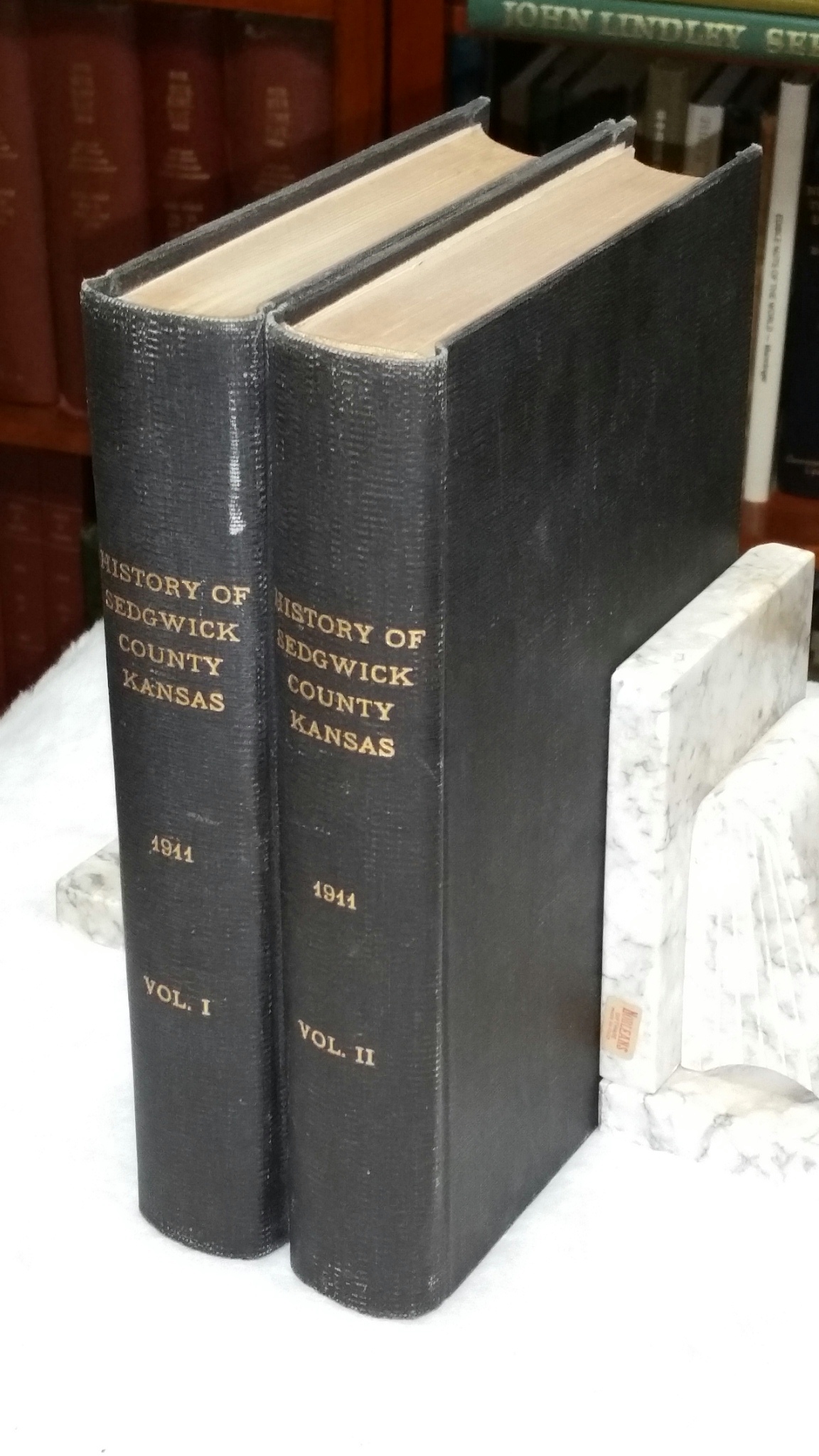 Image for History of Wichita and Sedgwick County Kansas Past and Present Including an Accountof the Cities, Towns and Villages of the County (Two Volumes)