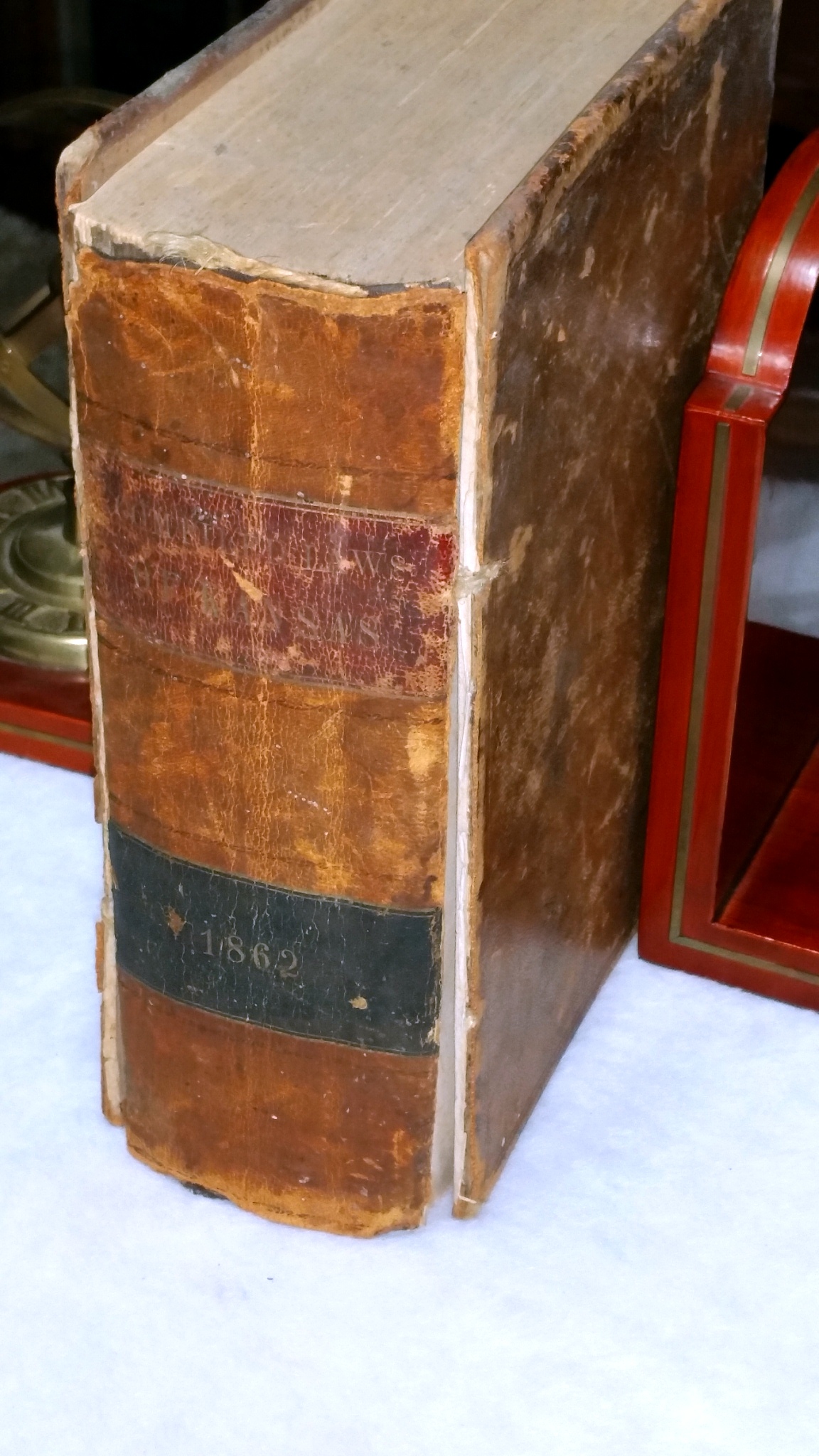 Image for General Laws of the State of Kansas in Force at the Close of the Session of the Legislature Ending March 6th, 1862, to which is Appended the Constitution... Treaty of Cession, Organic Act, Constitution of the State of Kansas, and the Act of Admission