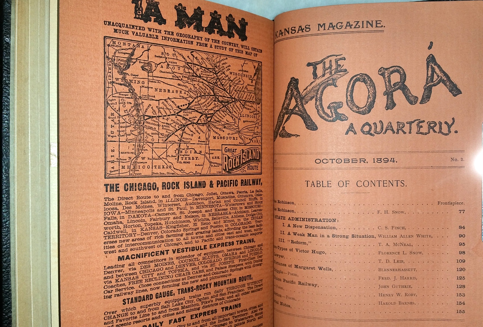 The Agora: A Quarterly (A Kansas Magazine, Vol IV)