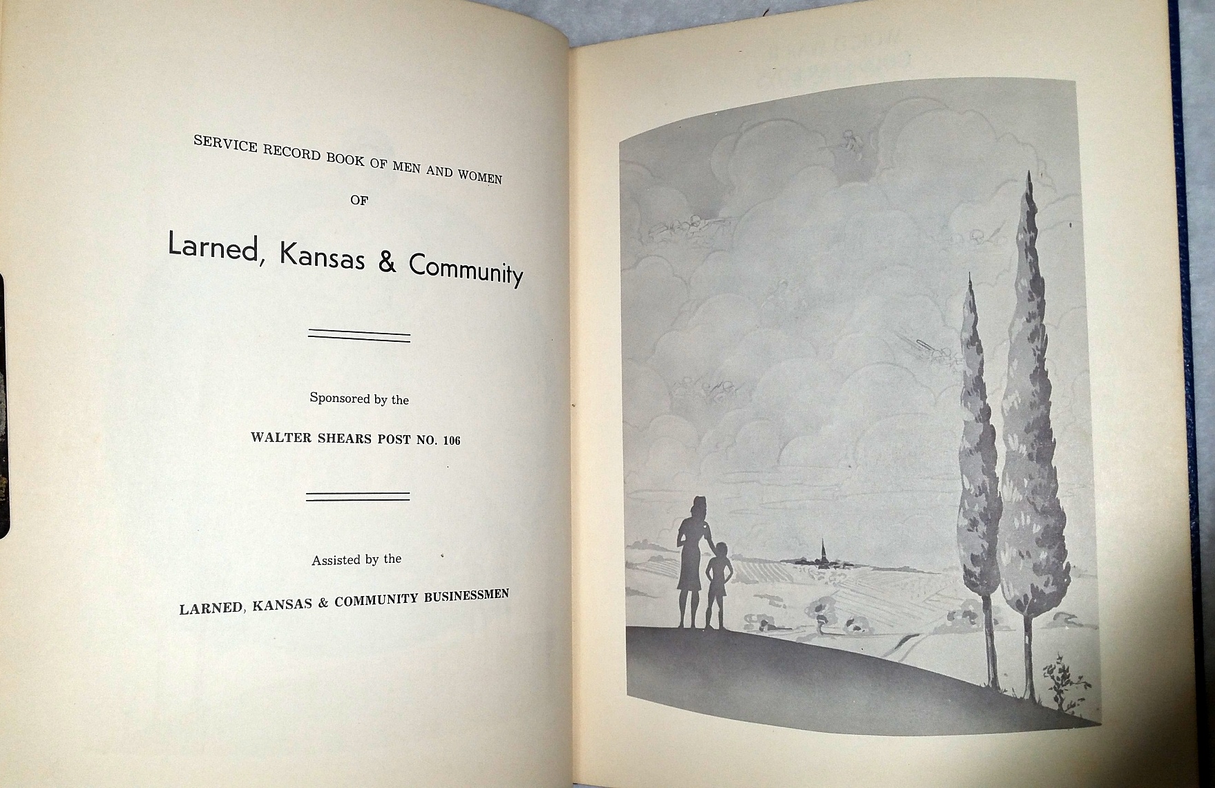 service record book of men and women of larned kansas community