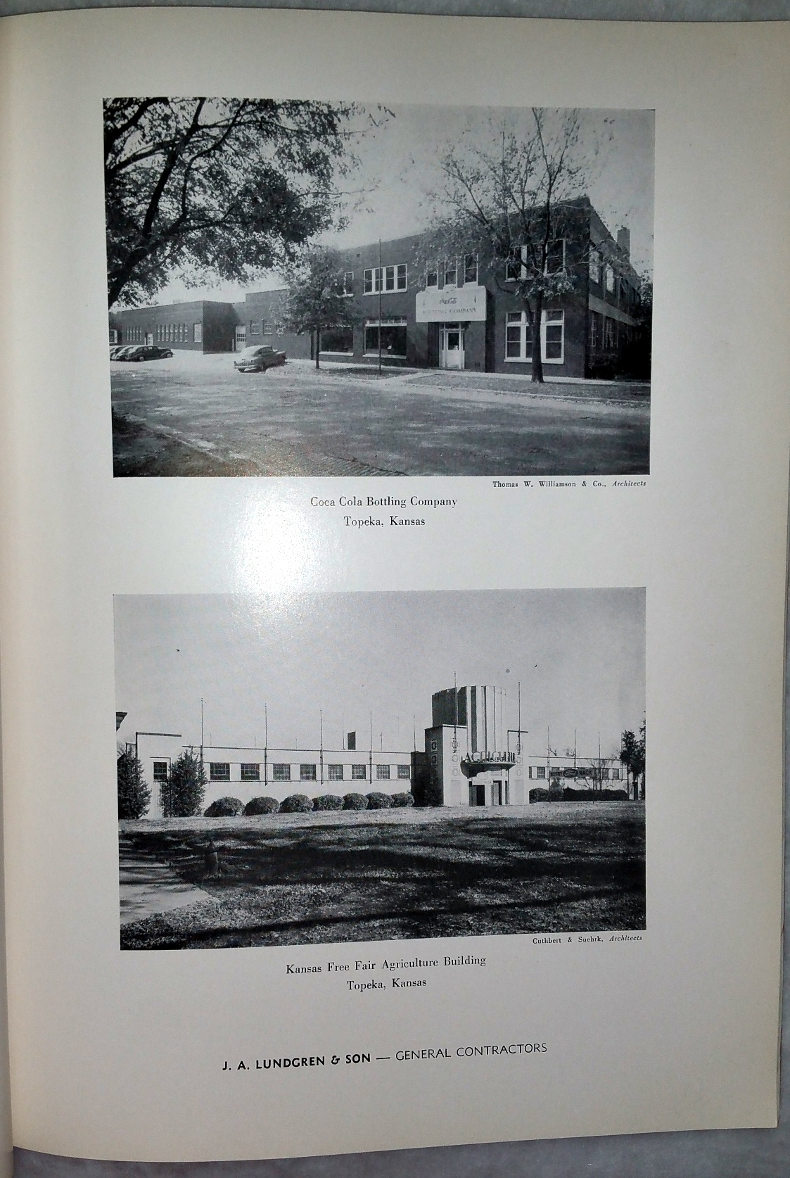 Image for Builders of Kansas:  Busboom & Rauh... Salina, Kansas; J. A. Lundgren & Son... Topeka, Kansas; L. R. Foy Construction Co.... Hutchinson, Kansas; Dondlinger & Sons Construction Co... Wichita, Kansas; Universal Construction Co... Kansas City, Kansas