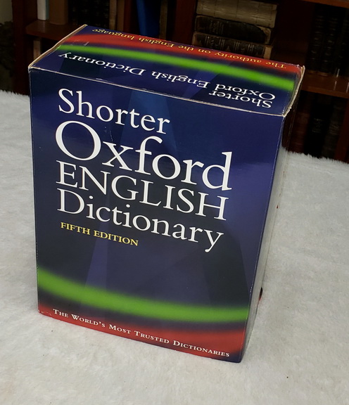 Shorter Oxford English Dictionary (Fifth Edition, in Two Volumes)