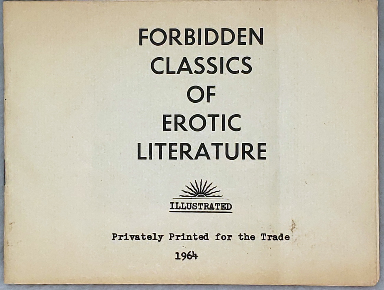 Image for Forbidden Classics of Erotic Literature
