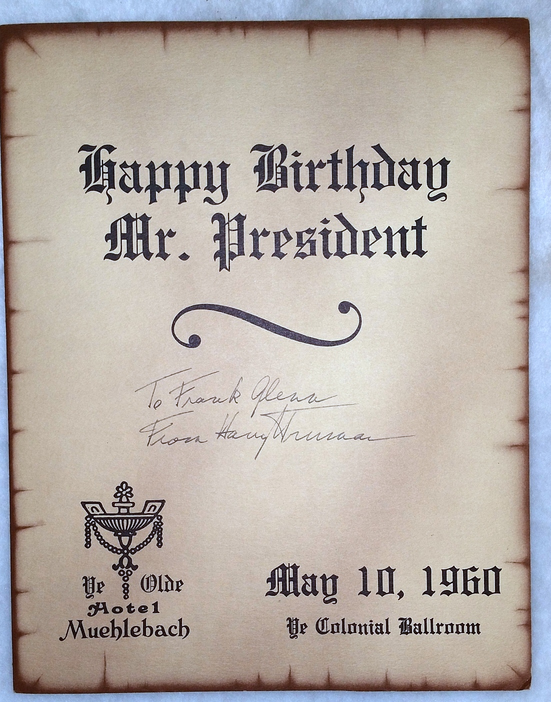 Image for Happy Birthday Mr. President: Program from the Celebration of the President's 76th Birthday