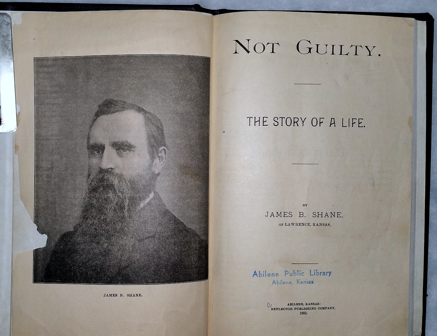 Image for Not Guilty.  The Story of a Life