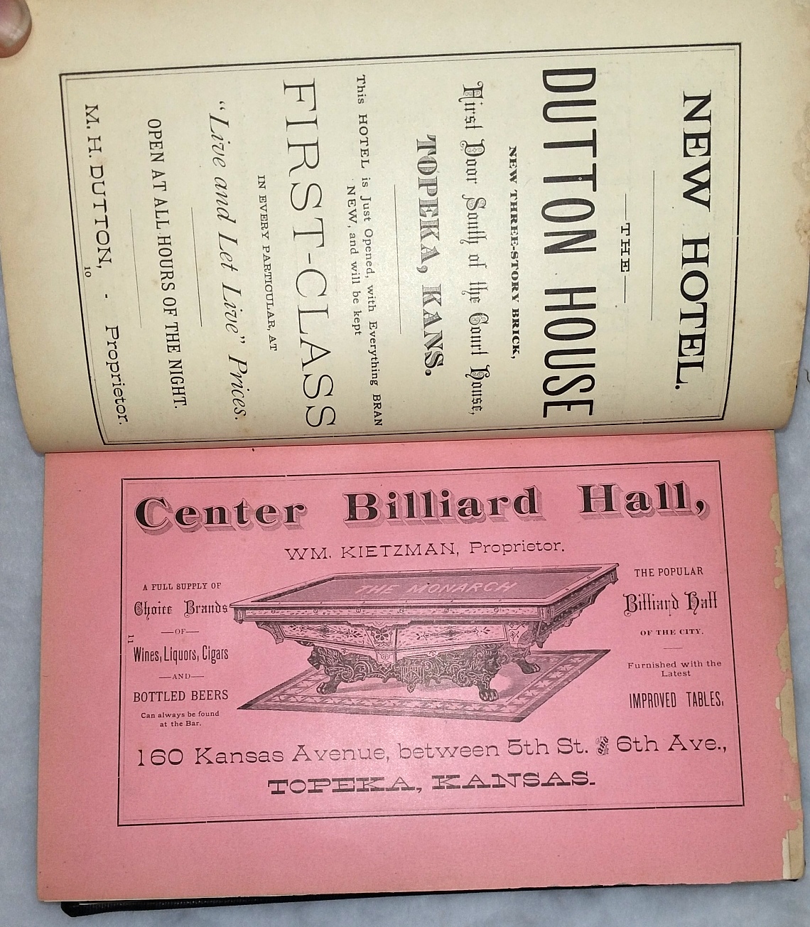 Radges' Fifth Biennial Directory to the Inhabitants, Institutions, Manufacturing Establishments, Business Firms, Etc., of the City of Topeka, For 1880