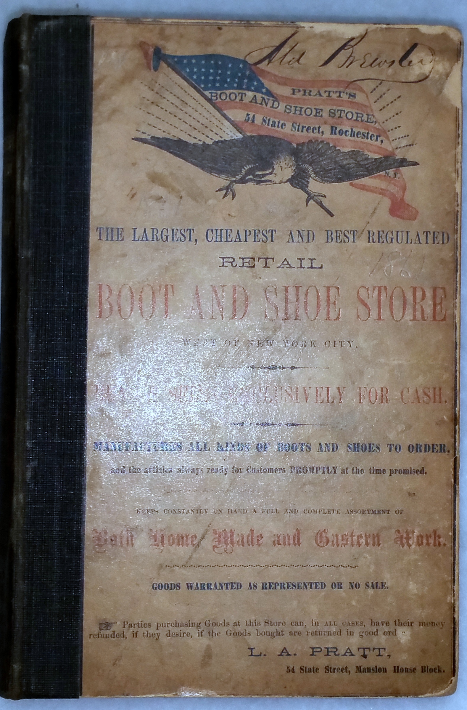 Image for Rochester Daily Union City Directory for 1861...  Together with the Advertisements of Many of the Principal Business Houses, An Alphabetical List of Streets, and a New and Complete Map of the City