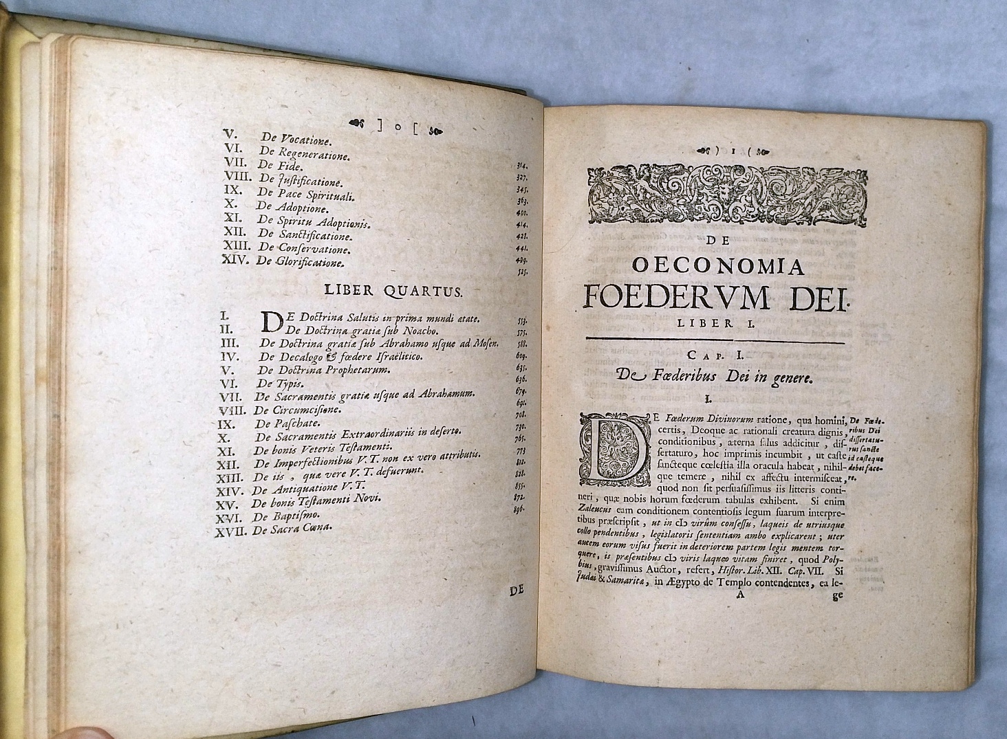 De Oeconomia Foederum Dei Cum Hominibus [The Economy of the Covnants Between God and Man] [with] [Collegium Anti-Calvinianum, Quadraginta Disputationibus Publicis Excussum Lucique Public Expositum (Colloquium of Anti-Calvinism with Forty Public Debates)