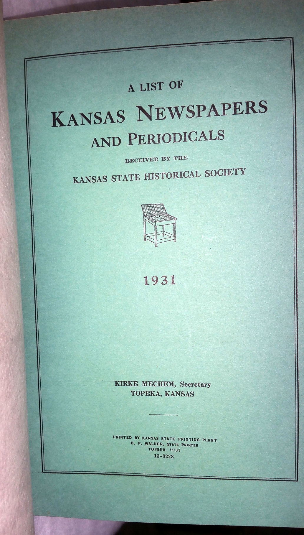 [Kansas] Bound Volume of Seven Smaller Booklets and Reprints