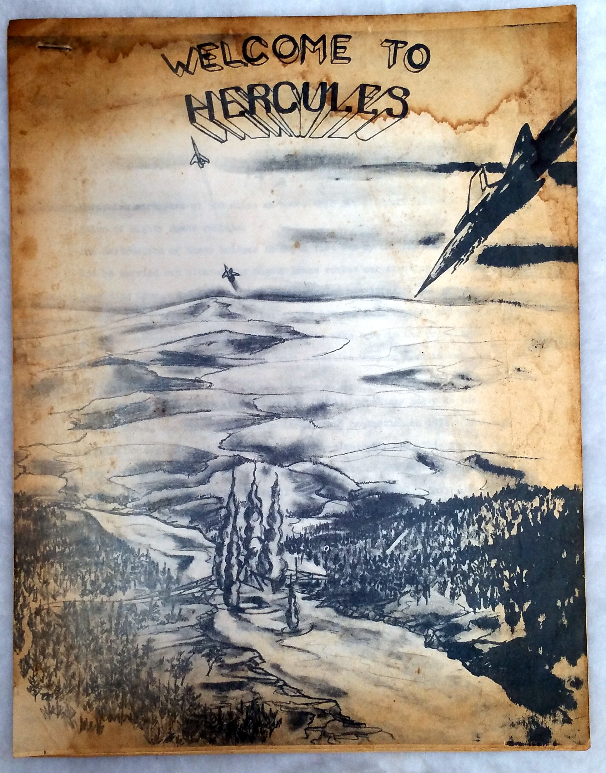 Image for Welcome to Hercules [Employee Orientation Manual  for  Hercules Powder Company, Sunflower Army Ammunition Plant, Lawrence, Kansas]