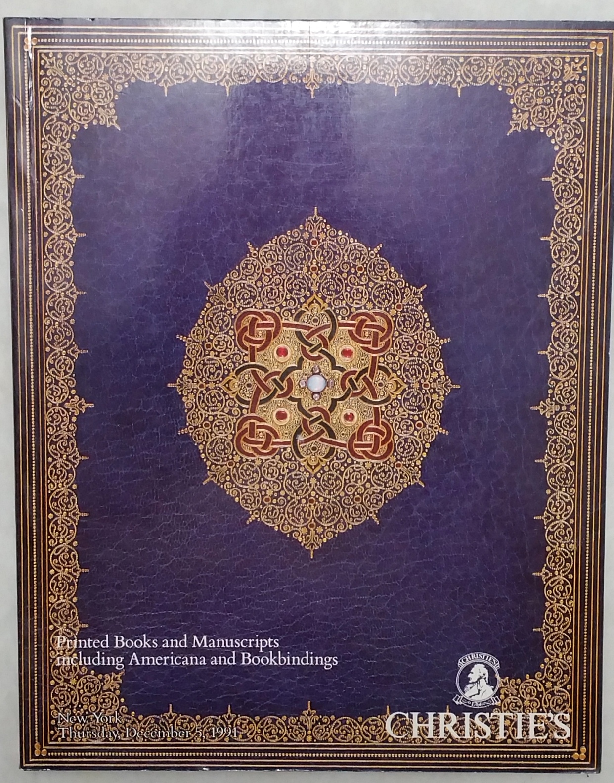 Image for Printed Books and Manuscripts Including Americana and Bookbindings (Christie's Thursday, December 5, 1991)
