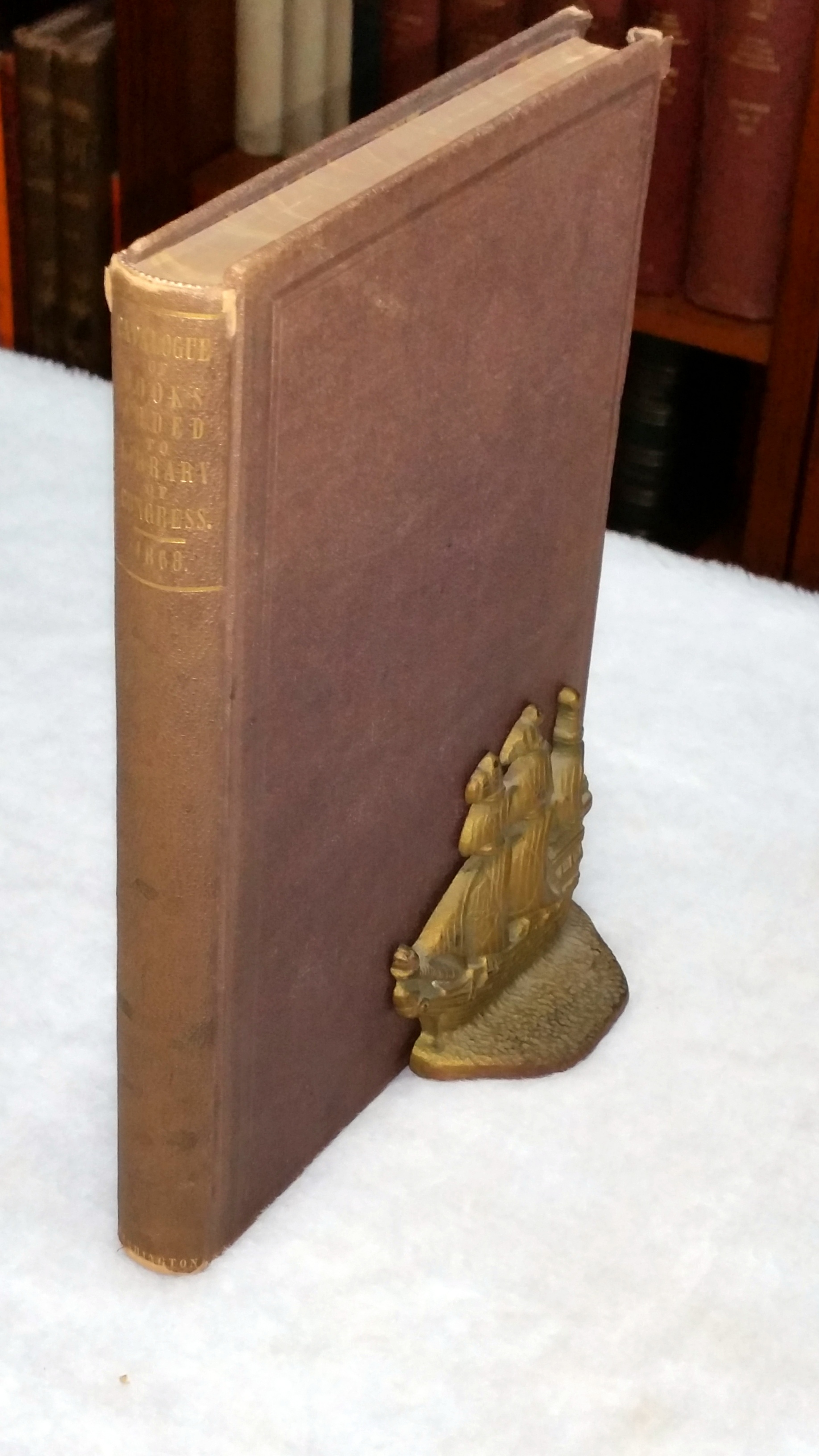 Image for Catalogue of Books Added to the Library of Congress, from December 1, 1867, to December 1, 1868.
