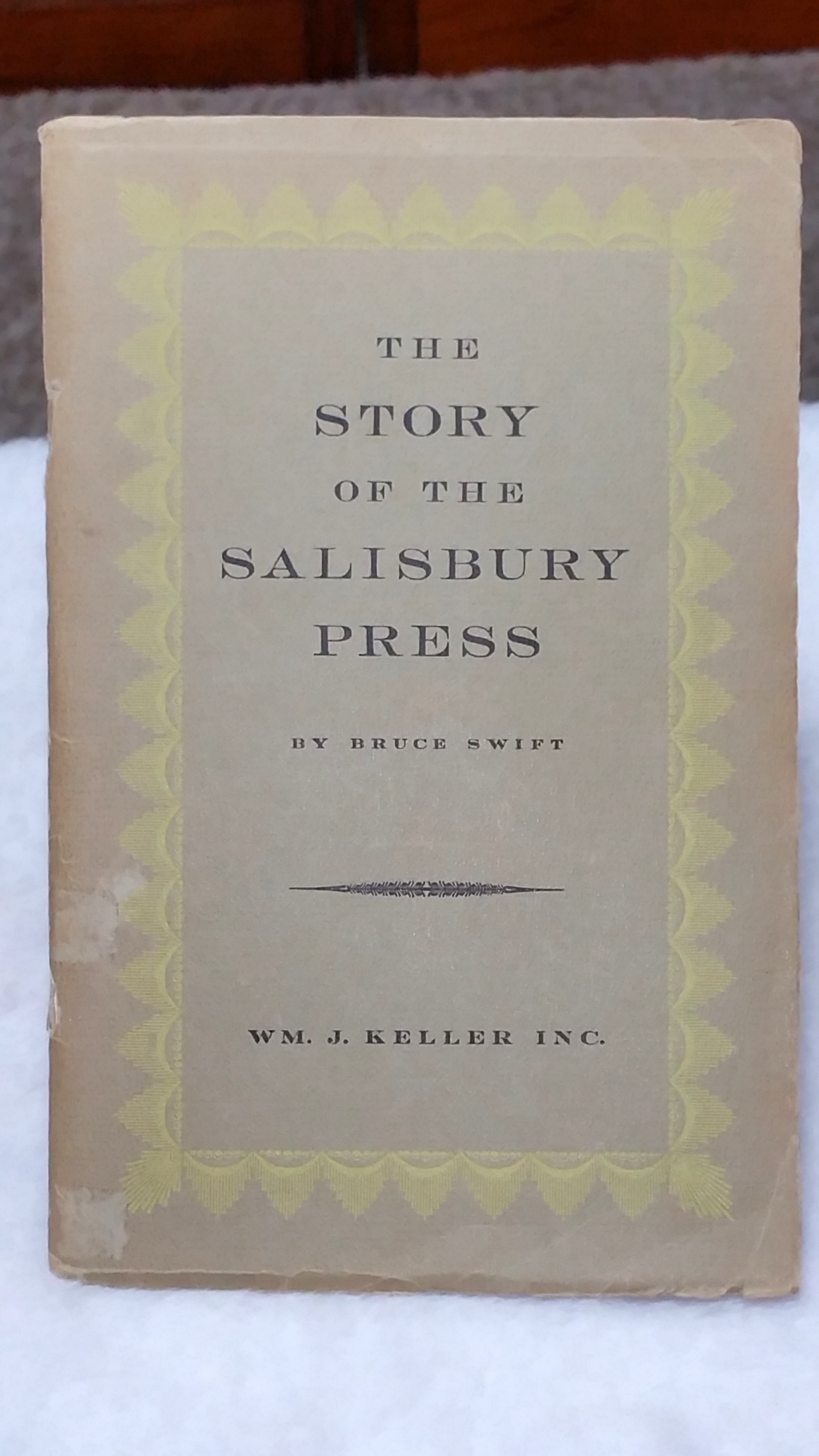 Image for The Salisbury Press:  The Story of Buffalo's First Printer