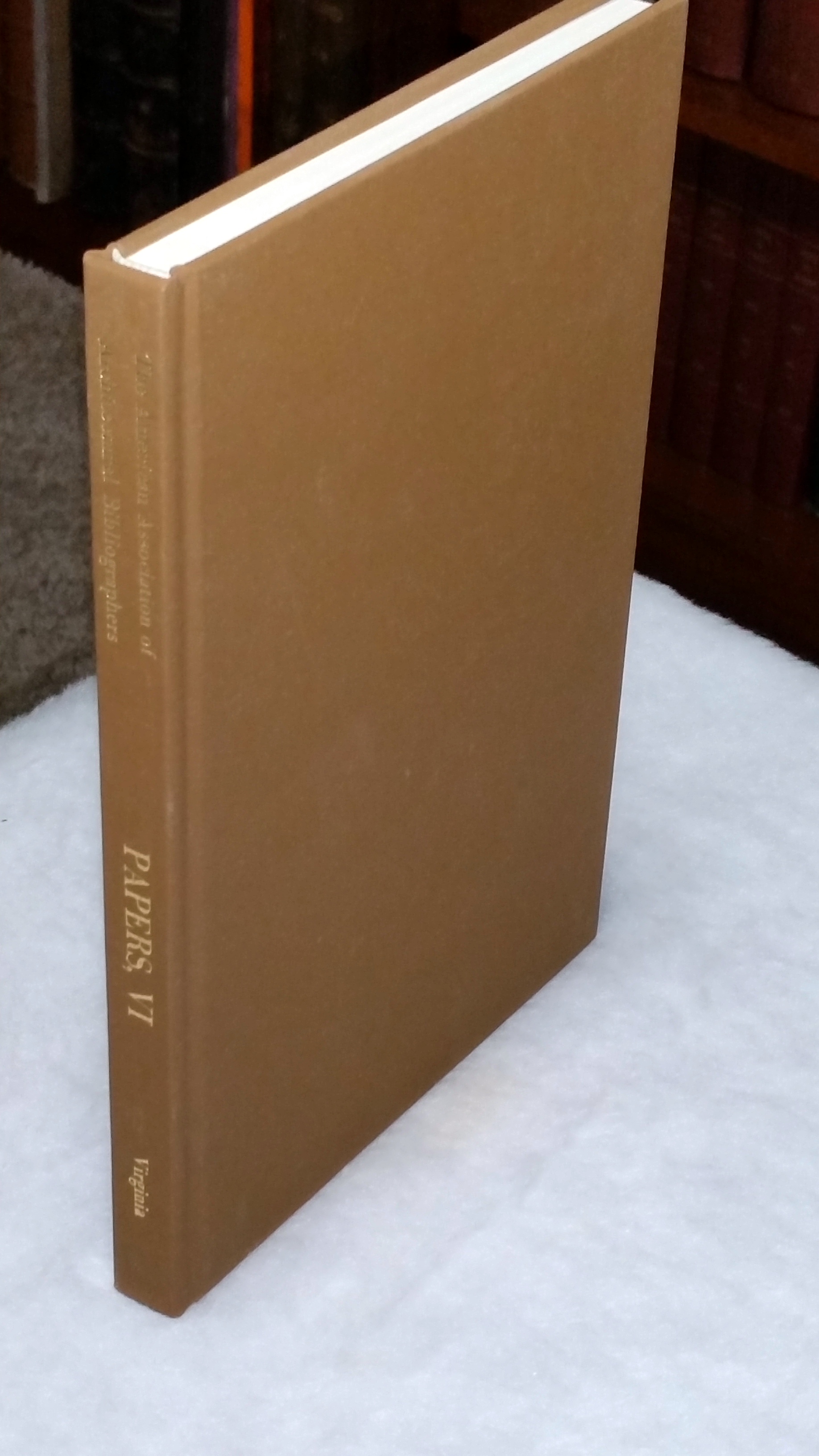 Image for The American Association of Architectural Bibliographers: Papers, Volume VI, 1969