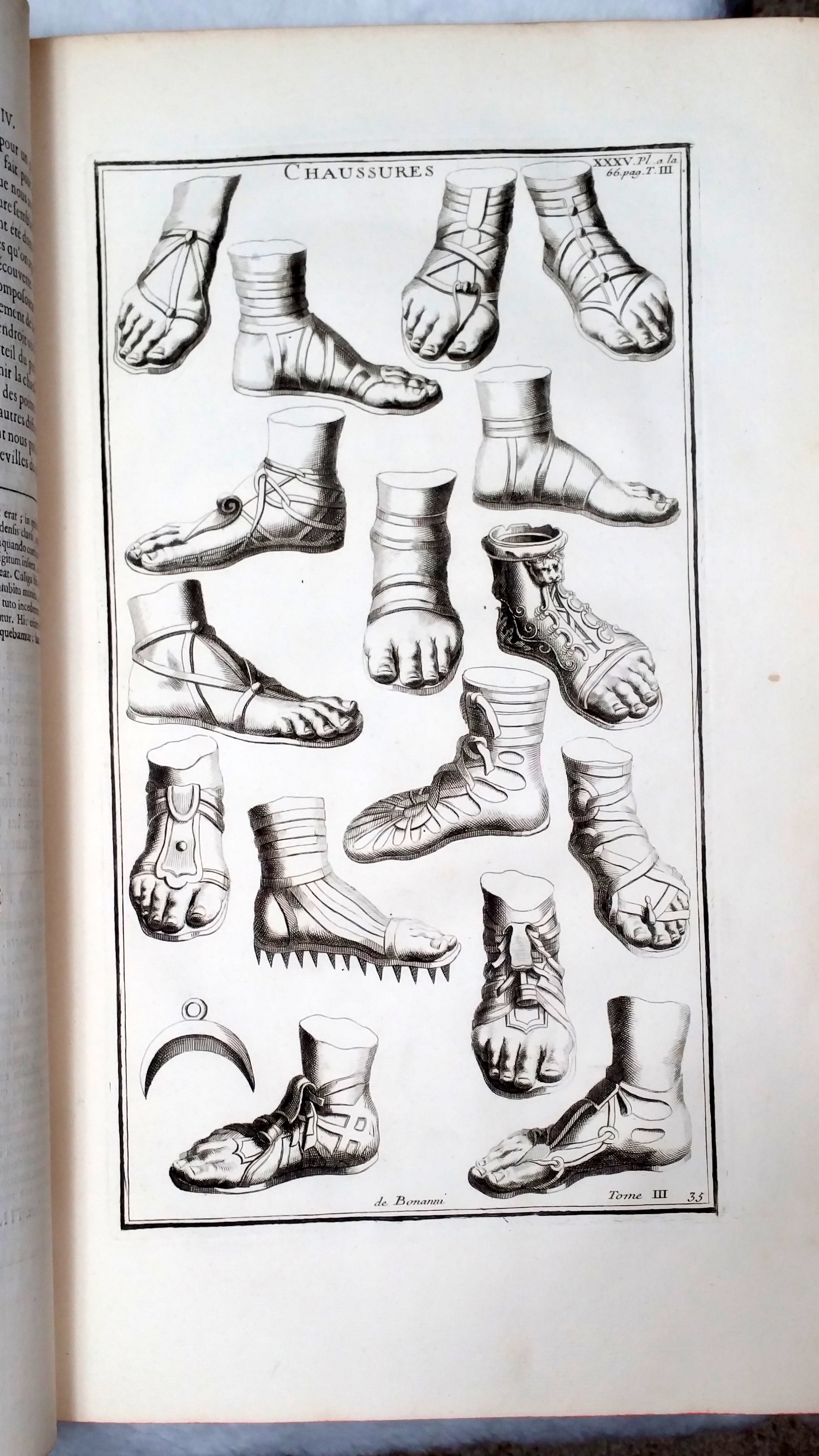 Image for L'Antiquite Expliquee et Representee En Figures., Tome Troisieme, Les Usages De La Vie.  (Volume Three, Parts I and Parts II, in Two Volumes)