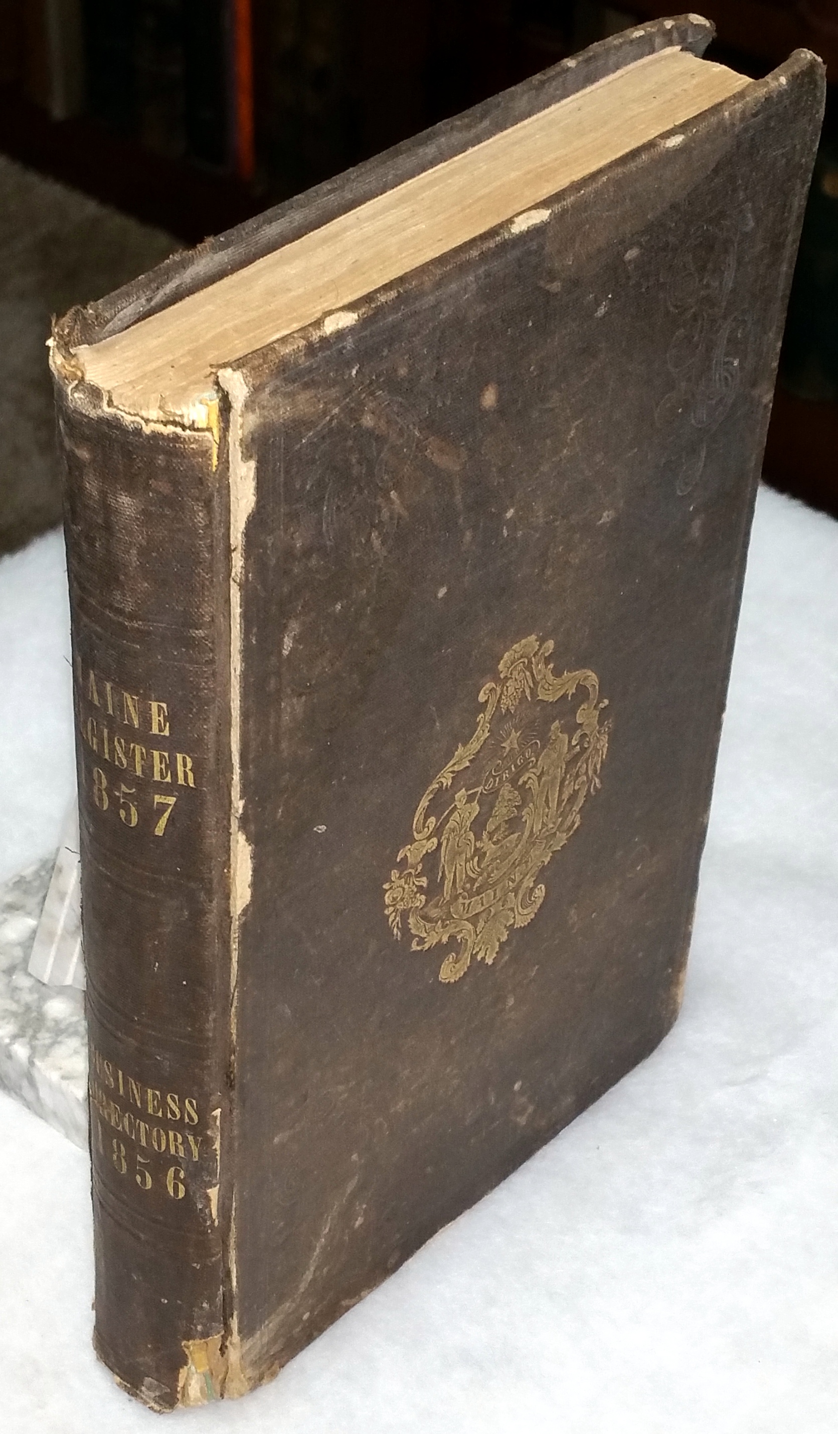 Image for The Maine Register for 1857; with Business Directory For the Year 1856; Embracing the State and County Officers, and the Titles of Laws and Resolves of 1856-7...