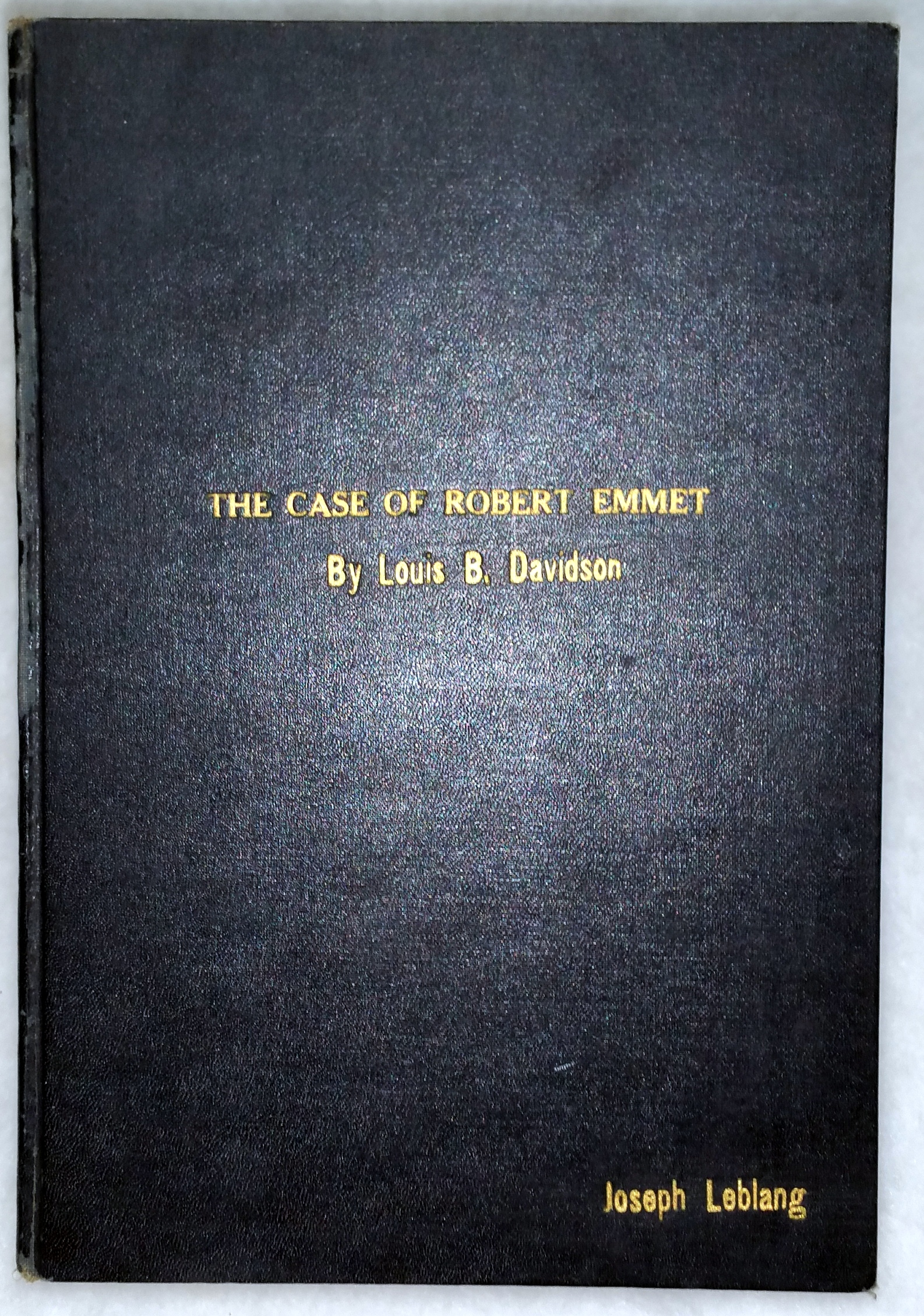 Image for The Case of Robert Emmet