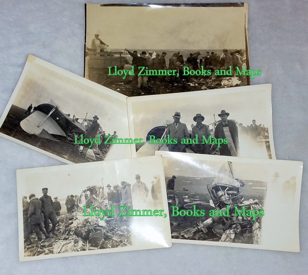 Image for [Knute Kenneth Rockne] Five Photographs of Airplane Crash Site