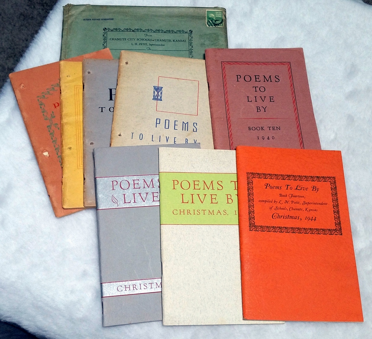 Image for Poems to Live By (Incomplete Series with Eight of the  Annual Publications)