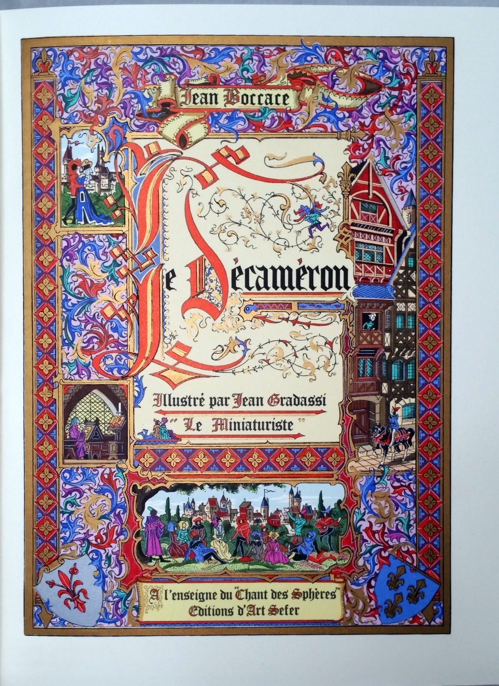 Le Decameron De Boccace (Volumes II-V, ONLY of Five Volumes)