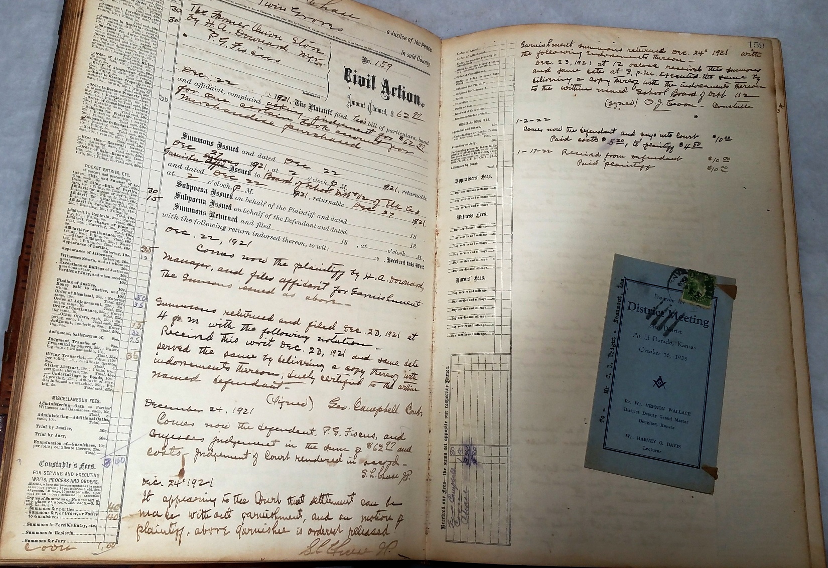Image for Justice's Docket, Greenwood County, Kansas 1887-1922
