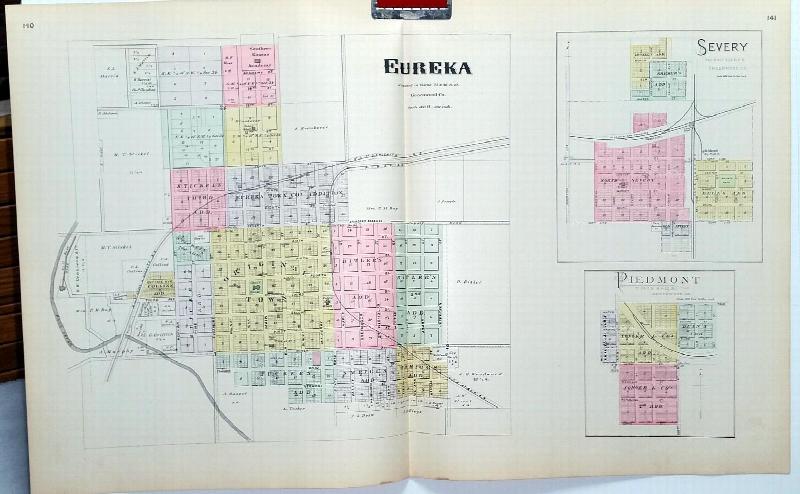 Image for [Map] Eureka, Severy, & Piedmont, of Greenwood County, Kansas