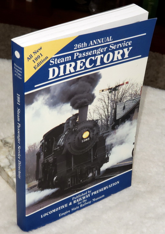 Image for 26th Annual, 1991 Steam Passenger Service Directory