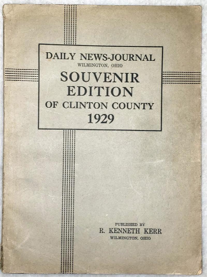 Image for Daily News-Journal, Wilmington, Ohio, Souvenir Edition of Clinton County, 1929