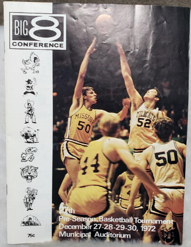 Image for 27th Annual  Pre-Season Basketball Tournament, December 27-28-29-30, 1972...  Big 8 Conference