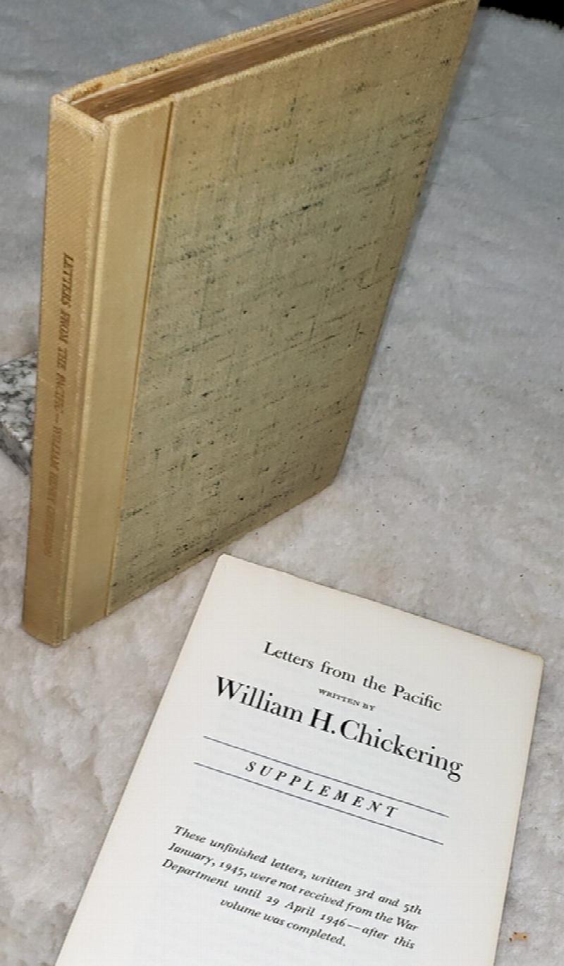 Image for Letters from the Pacific Written By William H. Chickering, War Correspondent, to His Family, 1942-1944