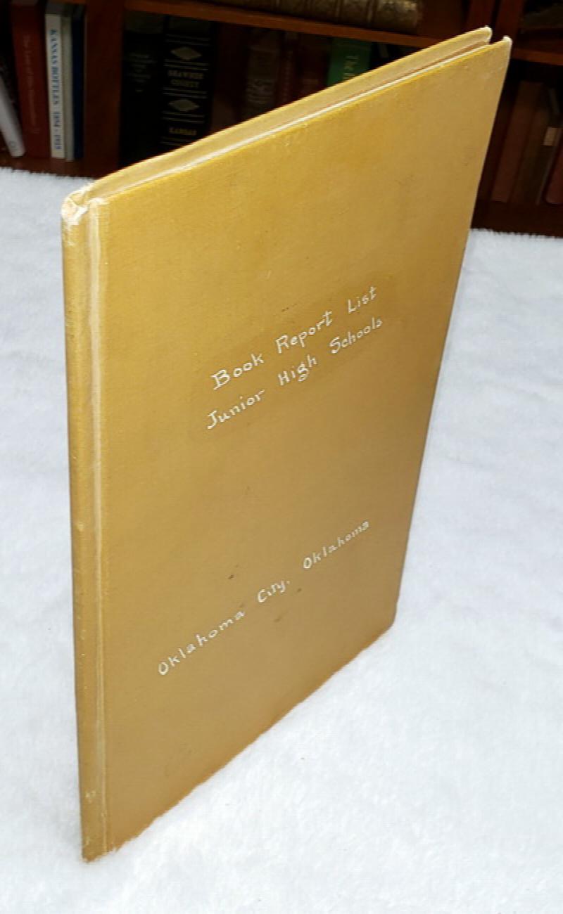 Image for Book Report List for Junior High Schools, Oklahoma City, Oklahoma