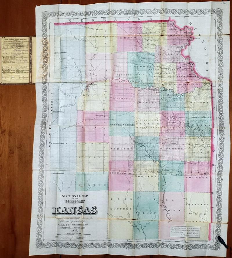 Image for Sectional Map of the Territory of Kansas