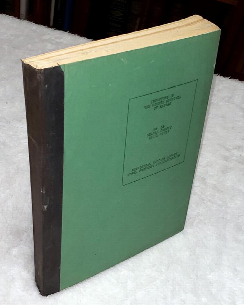 Image for Inventory of the County Archives of Kansas, No. 33. Graham County (Hill City)
