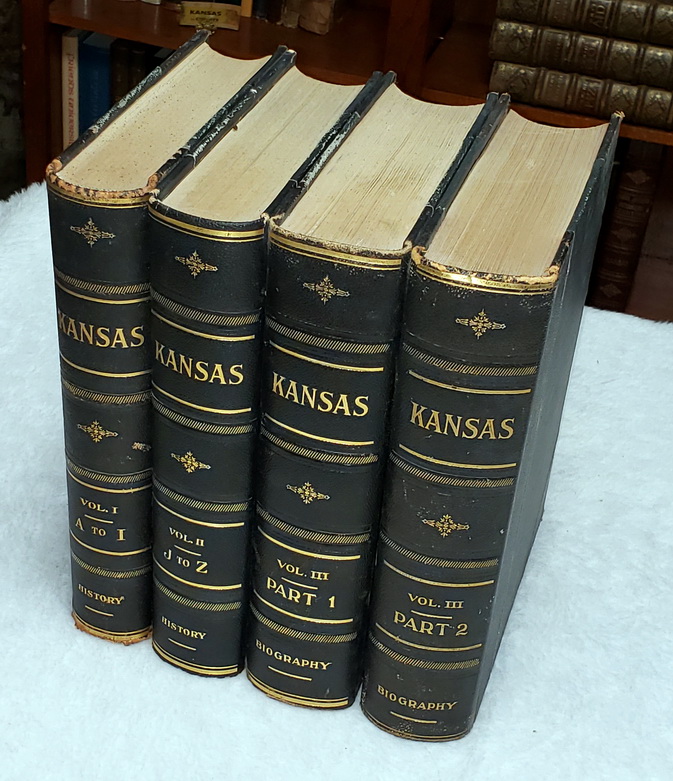 Image for Kansas:  A Cyclopedia of State History, Embracing Events, Institutions, Industries, Counties, Cities, Towns, Prominent Persons, Etc. (Three Volumes in Four)