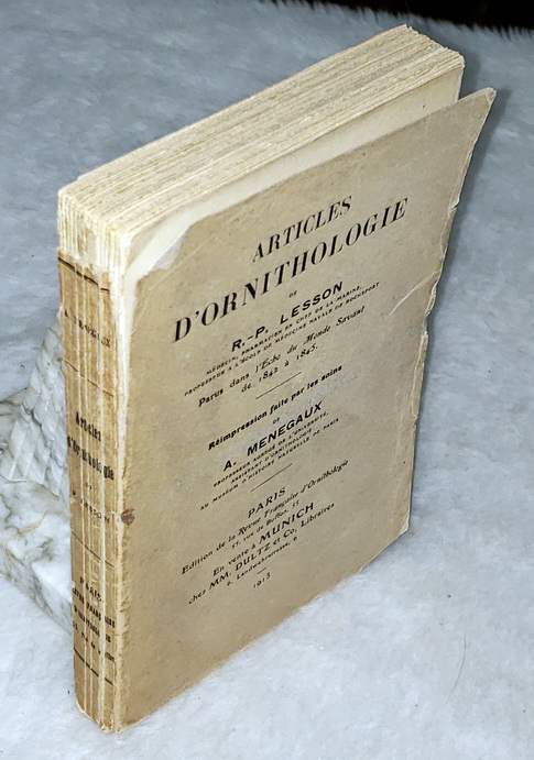 Articles D'Ornithologie De R. -P. Lesson