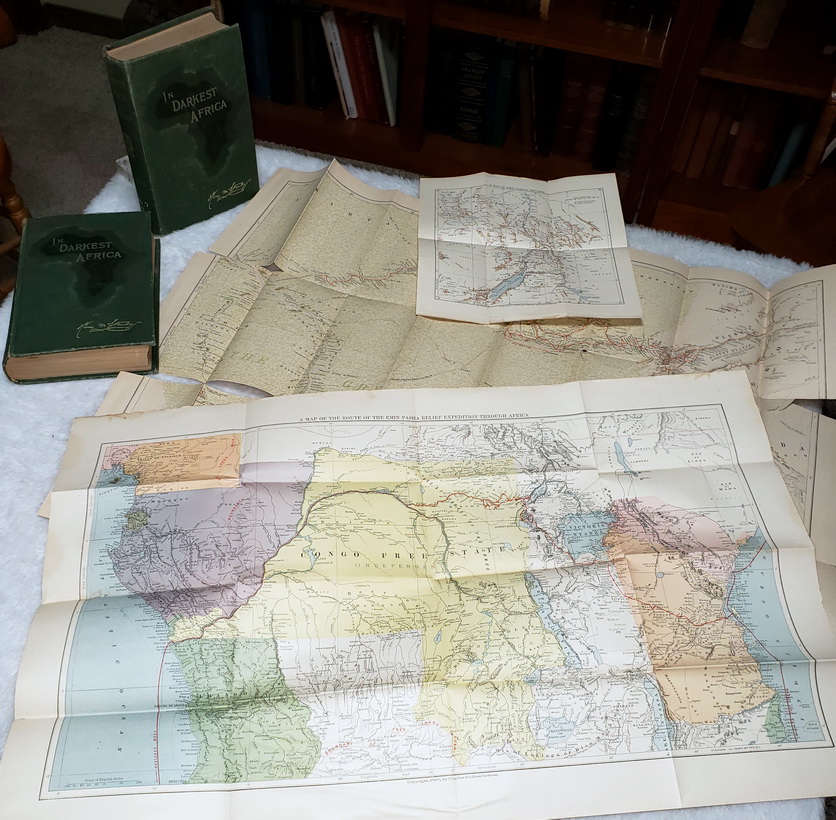 In Darkest Africa or the Quest, Rescue, and Retreat of Emin Governor of Equatoria (Two Volumes)