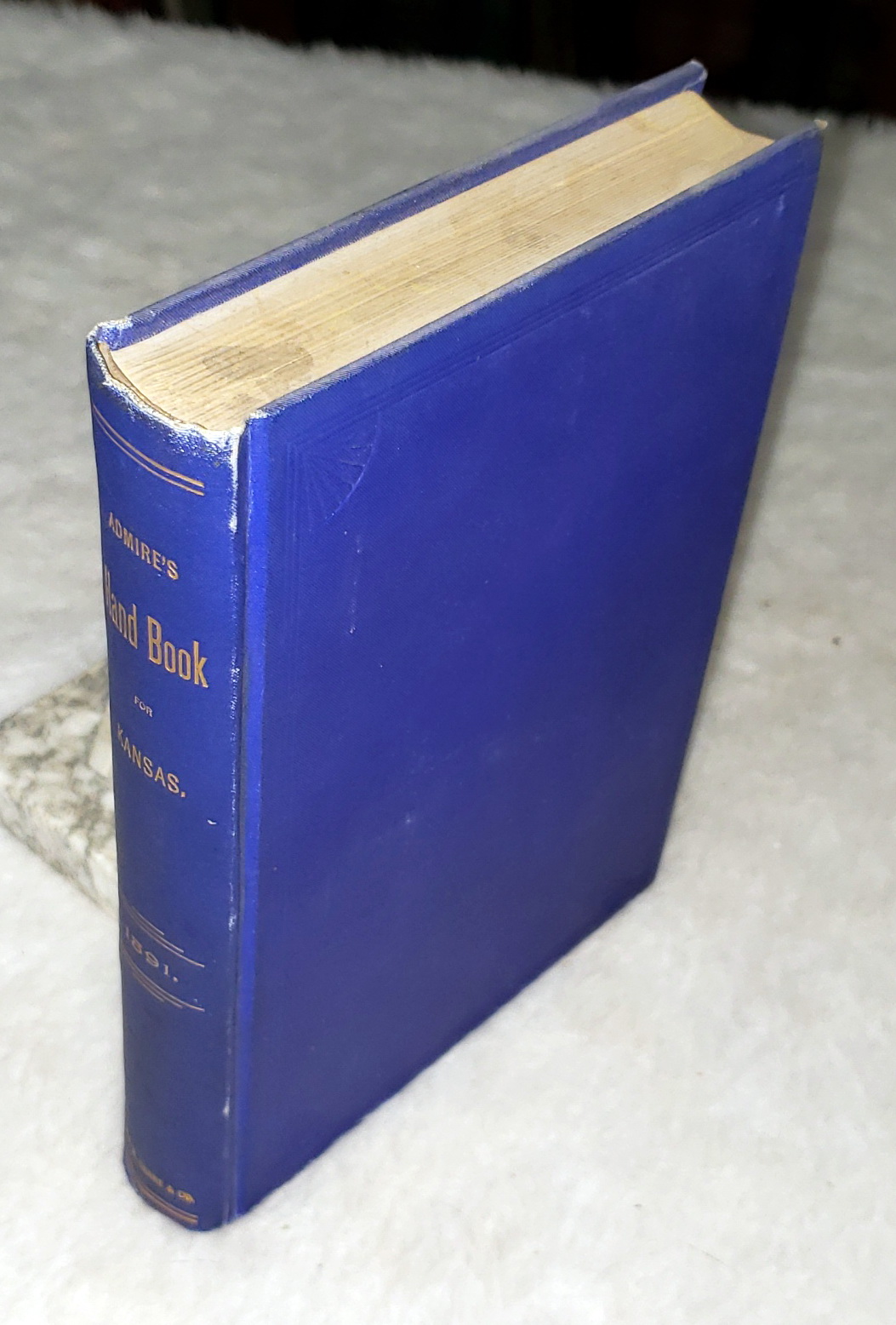 Admire's Political and Legislative Hand-Book for Kansas. 1891