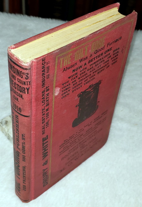 Nineteenth Directory of Atchison City and County, Including Atchison, Effingham, Huron, Lancaster and Muscotah, Kansas