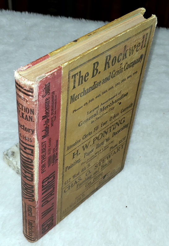 Prewitt Directory Co's Junction City, Kansas City Directory for 1914-1915. With a Complete Classified Business Directory
