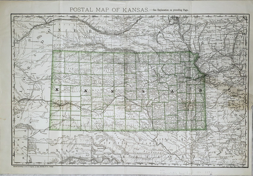 Postal Map of Kansas