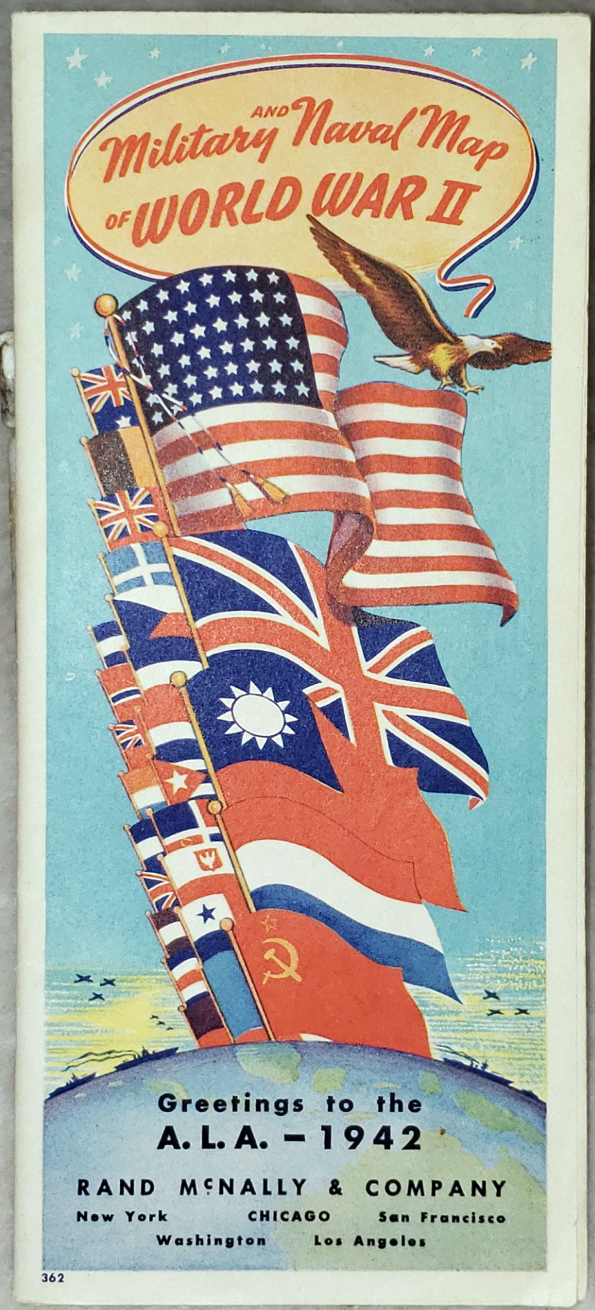 Military and Naval Map of World War II