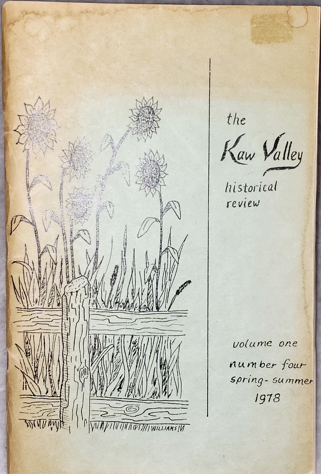 Image for The Kaw Valley Historical Review, Volume One, Number Four, Spring-Summer, 1978 The Kaw Valley Historical Review, Volume One, Number Four, Spring-Summer, 1978