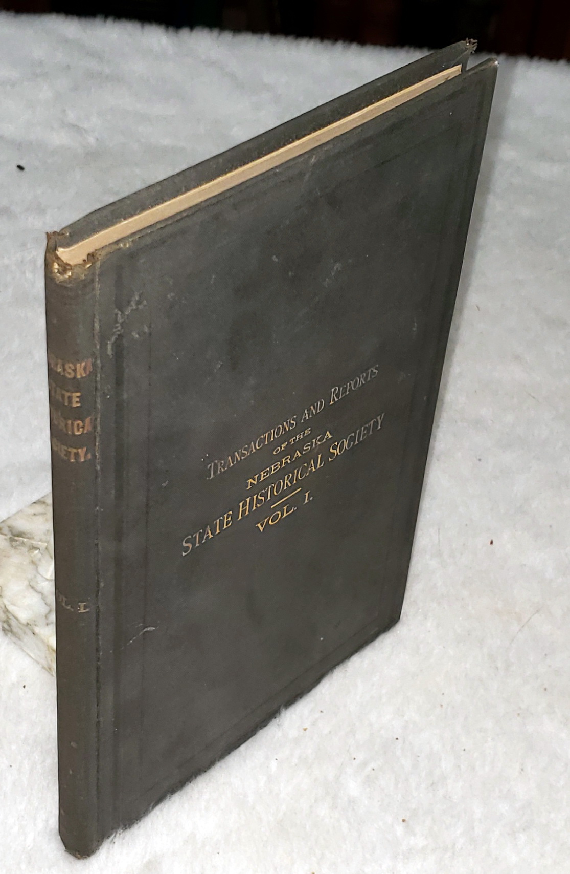 Transactions and Reports of the Nebraska State Historical Society. Vol I