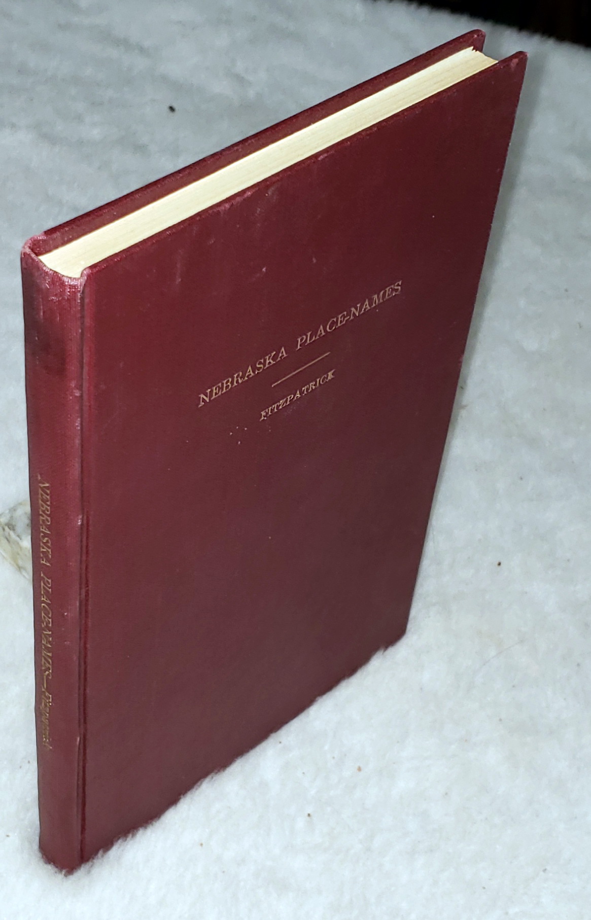Nebraska Place-Names (University of Nebraska Studies in Language, Literature, and Criticism, Number 6)