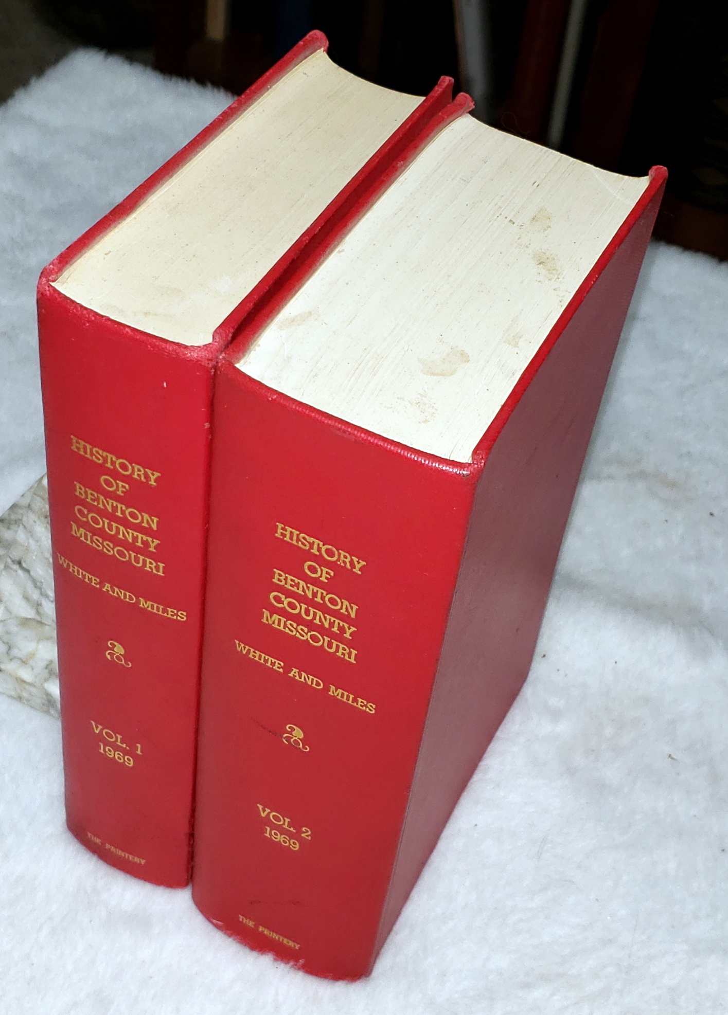 The History of Benton County, Missouri 1969 (Volumes I and II)