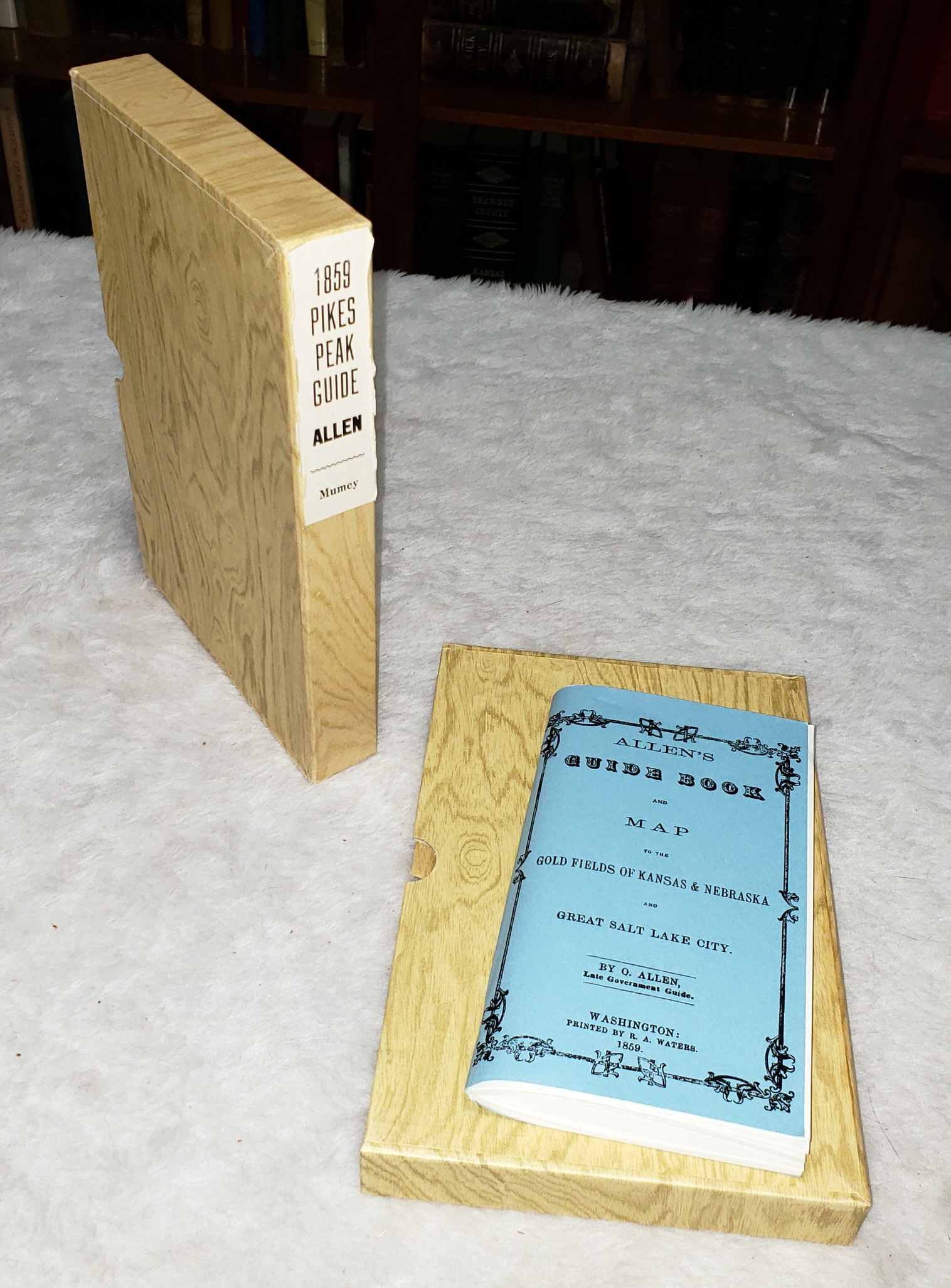 Allen's Guide Book and Map to the Gold Fields of Kansas & Nebraska and Great Salt Lake City