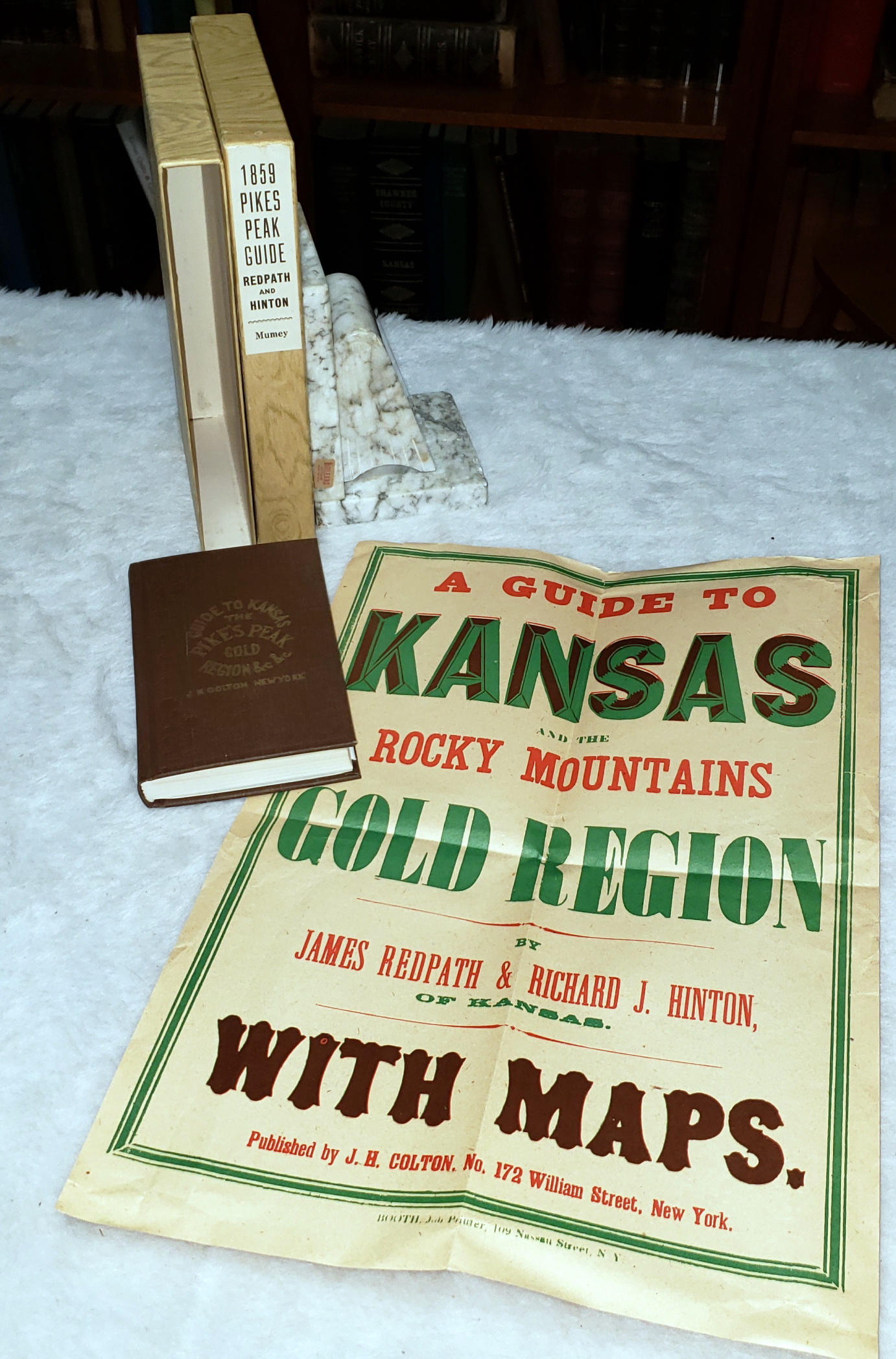 Hand-Book to Kansas Territory and the Rocky Mountains' Gold Region; Accompanied By Reliable Maps and a Preliminary Treatise on the Pre-Emption Laws of the United States