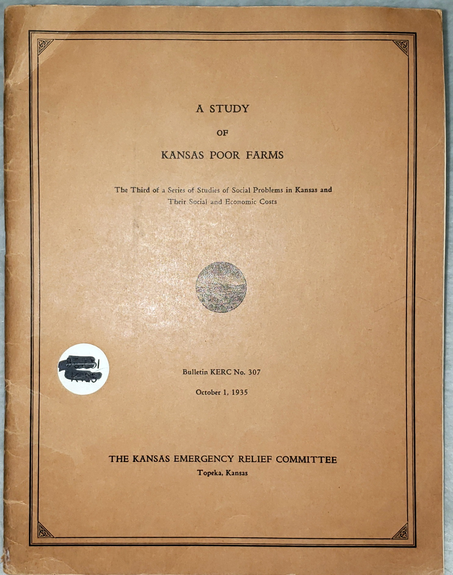 A Study of Kansas Poor Farms